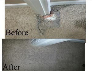 gallery, carpet patching